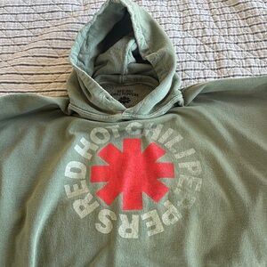 Urban Outfitters Green Red Hot Chili Peppers Hoodie